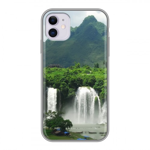 Дизайнерский силиконовый чехол для Iphone 11 водопады