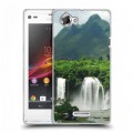 Дизайнерский пластиковый чехол для Sony Xperia L водопады