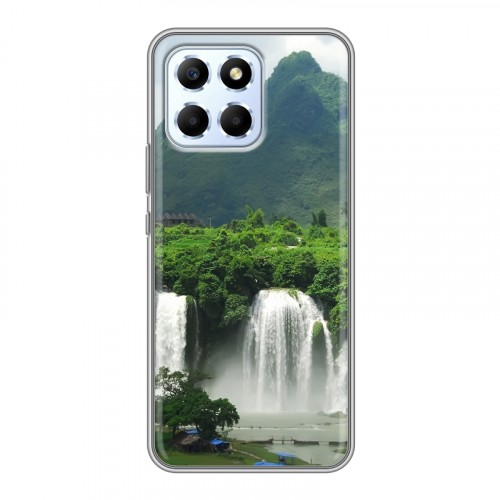 Дизайнерский силиконовый с усиленными углами чехол для Huawei Honor X6 водопады