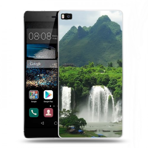 Дизайнерский пластиковый чехол для Huawei P8 водопады