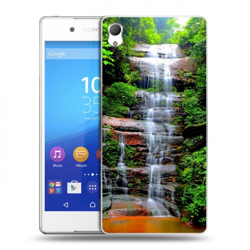 Дизайнерский пластиковый чехол для Sony Xperia Z3+ водопады