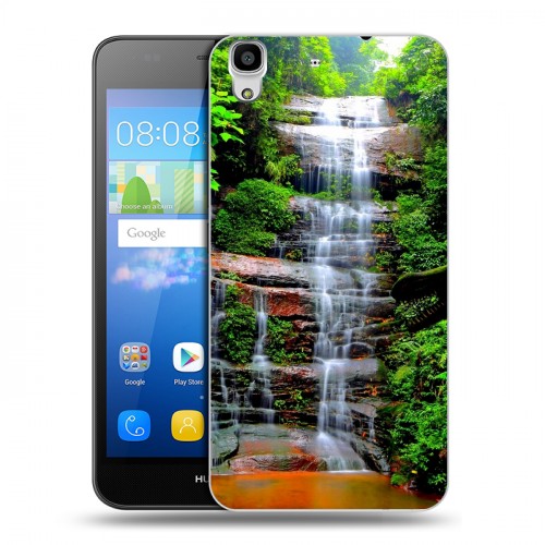 Дизайнерский пластиковый чехол для Huawei Y6 водопады