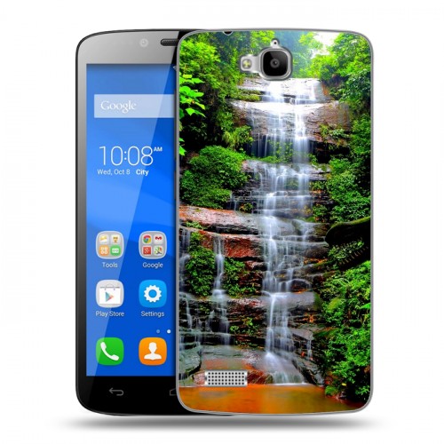 Дизайнерский пластиковый чехол для Huawei Honor 3C Lite водопады