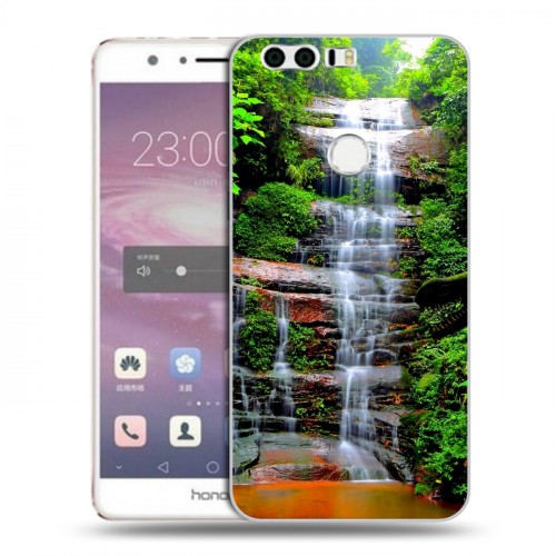 Дизайнерский пластиковый чехол для Huawei Honor 8 водопады