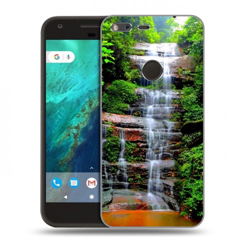 Дизайнерский пластиковый чехол для Google Pixel водопады
