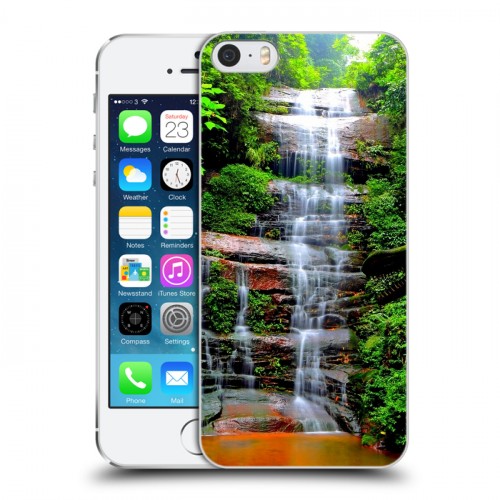 Дизайнерский пластиковый чехол для Iphone 5s водопады