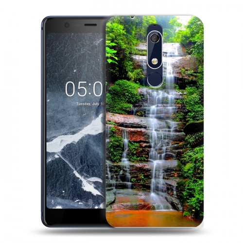 Дизайнерский пластиковый чехол для Nokia 5.1 водопады