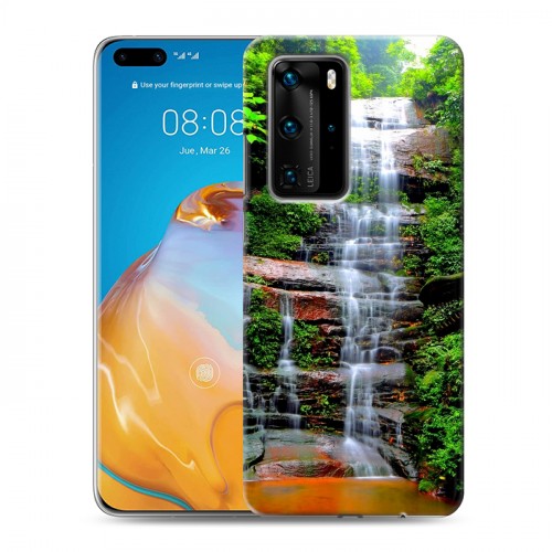 Дизайнерский пластиковый чехол для Huawei P40 Pro водопады