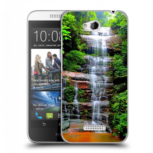 Дизайнерский пластиковый чехол для HTC Desire 616 водопады