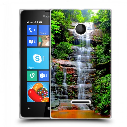 Дизайнерский пластиковый чехол для Microsoft Lumia 435 водопады