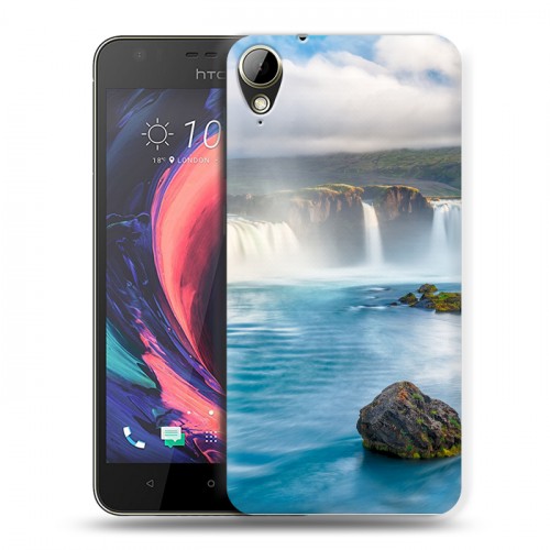 Дизайнерский пластиковый чехол для HTC Desire 10 Lifestyle водопады
