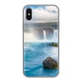 Дизайнерский силиконовый чехол для Iphone x10 водопады