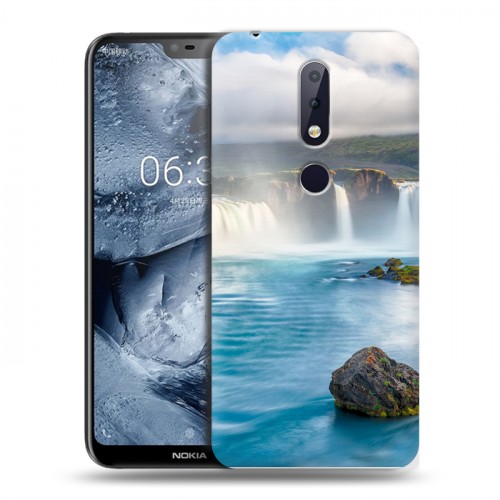 Дизайнерский пластиковый чехол для Nokia 6.1 Plus водопады