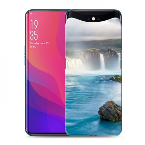 Дизайнерский силиконовый чехол для OPPO Find X водопады