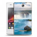 Дизайнерский пластиковый чехол для Sony Xperia E водопады