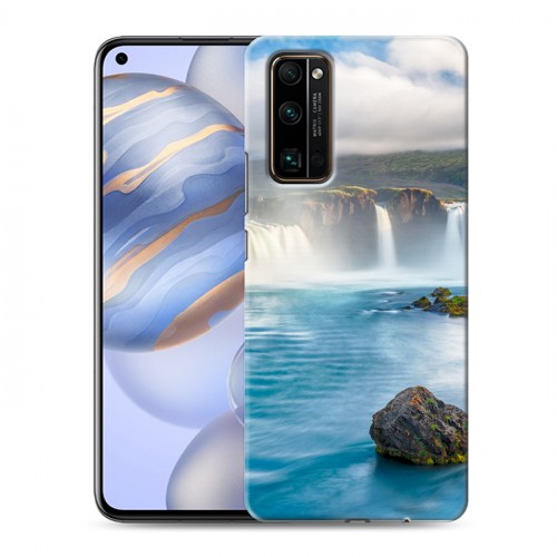 Дизайнерский пластиковый чехол для Huawei Honor 30 водопады