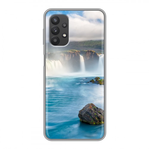 Дизайнерский силиконовый чехол для Samsung Galaxy A32 водопады