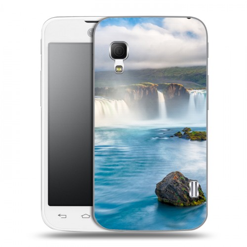 Дизайнерский пластиковый чехол для LG Optimus L5 2 II водопады
