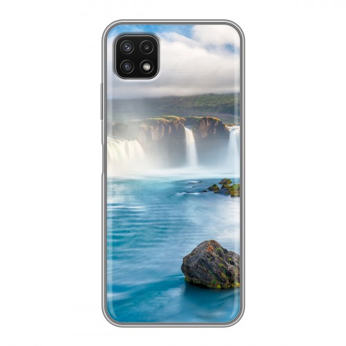 Дизайнерский силиконовый чехол для Samsung Galaxy A22s 5G водопады