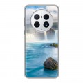 Дизайнерский силиконовый с усиленными углами чехол для Huawei Mate 50 Pro водопады