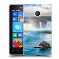 Дизайнерский пластиковый чехол для Microsoft Lumia 435 водопады