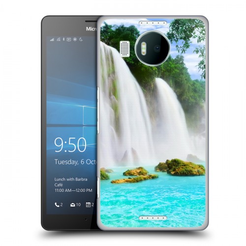 Дизайнерский пластиковый чехол для Microsoft Lumia 950 XL водопады