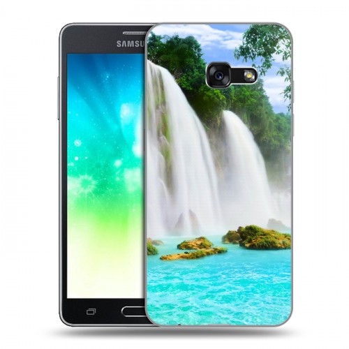 Дизайнерский силиконовый с усиленными углами чехол для Samsung Galaxy A3 (2017) водопады