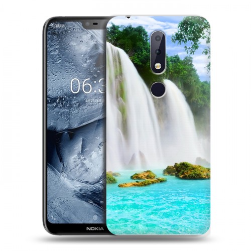 Дизайнерский силиконовый чехол для Nokia 6.1 Plus водопады