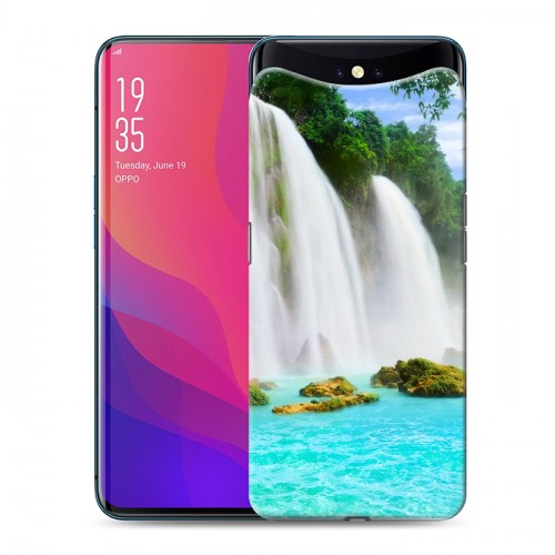 Дизайнерский силиконовый чехол для OPPO Find X водопады