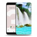 Дизайнерский пластиковый чехол для Google Pixel 3 водопады
