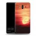 Дизайнерский пластиковый чехол для Huawei Mate 10 Закат