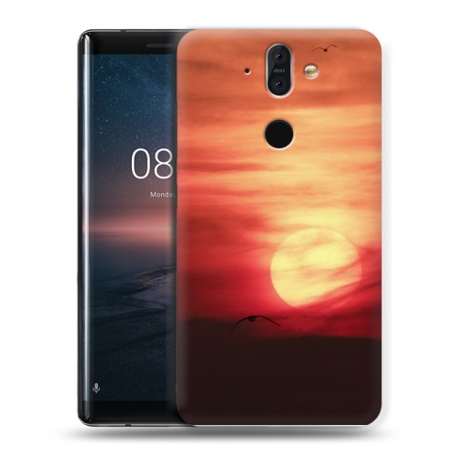 Дизайнерский силиконовый чехол для Nokia 8 Sirocco Закат