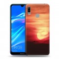 Дизайнерский пластиковый чехол для Huawei Y6 (2019) Закат