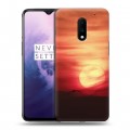 Дизайнерский пластиковый чехол для OnePlus 7 Закат