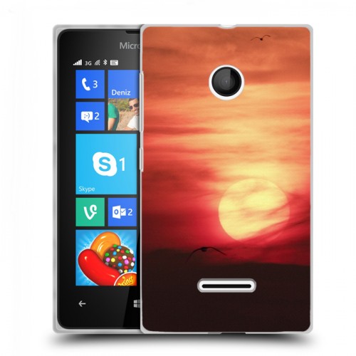 Дизайнерский пластиковый чехол для Microsoft Lumia 435 Закат