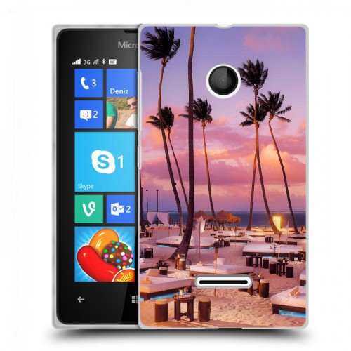 Дизайнерский пластиковый чехол для Microsoft Lumia 435 Закат