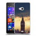 Дизайнерский пластиковый чехол для Microsoft Lumia 540 Закат