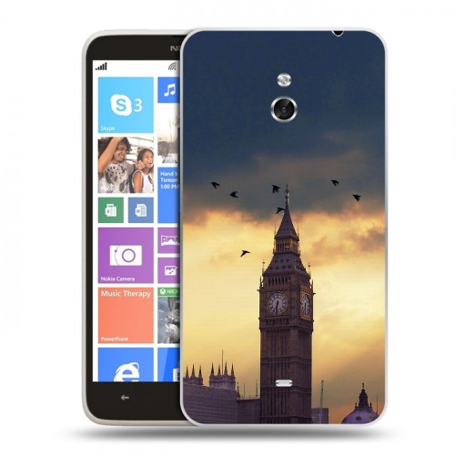 Дизайнерский пластиковый чехол для Nokia Lumia 1320 Закат