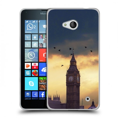 Дизайнерский пластиковый чехол для Microsoft Lumia 640 Закат