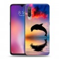 Дизайнерский силиконовый с усиленными углами чехол для Xiaomi Mi9 Закат