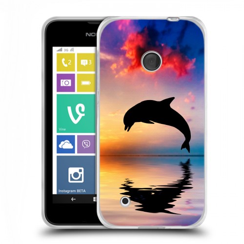 Дизайнерский пластиковый чехол для Nokia Lumia 530 Закат