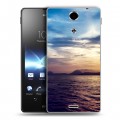 Дизайнерский пластиковый чехол для Sony Xperia TX Закат