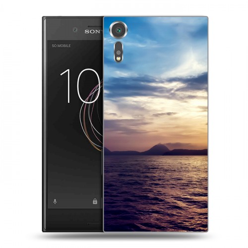 Дизайнерский пластиковый чехол для Sony Xperia XZs Закат