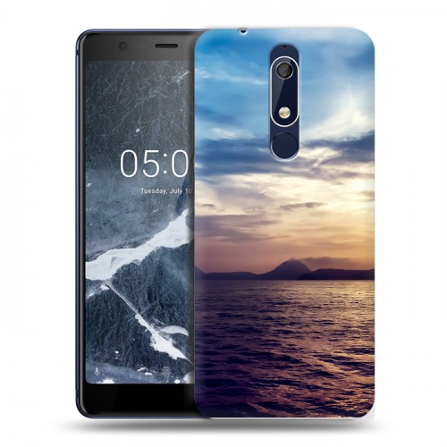 Дизайнерский пластиковый чехол для Nokia 5.1 Закат