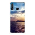 Дизайнерский силиконовый чехол для Huawei P30 Lite Закат