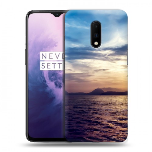 Дизайнерский пластиковый чехол для OnePlus 7 Закат