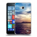 Дизайнерский пластиковый чехол для Microsoft Lumia 640 Закат