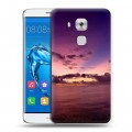 Дизайнерский пластиковый чехол для Huawei Nova Plus Закат