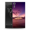 Дизайнерский пластиковый чехол для Sony Xperia XZs Закат