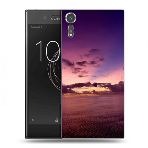 Дизайнерский пластиковый чехол для Sony Xperia XZs Закат